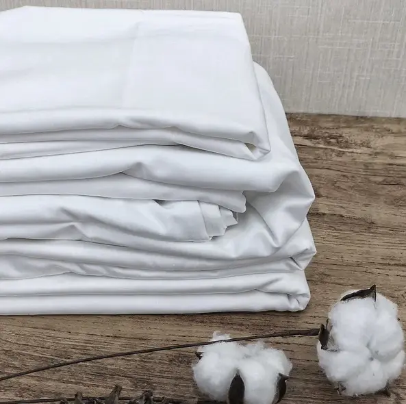 Why can pure cotton pure white T250 satin sheets be a guarantee of hotel hygiene and comfort?