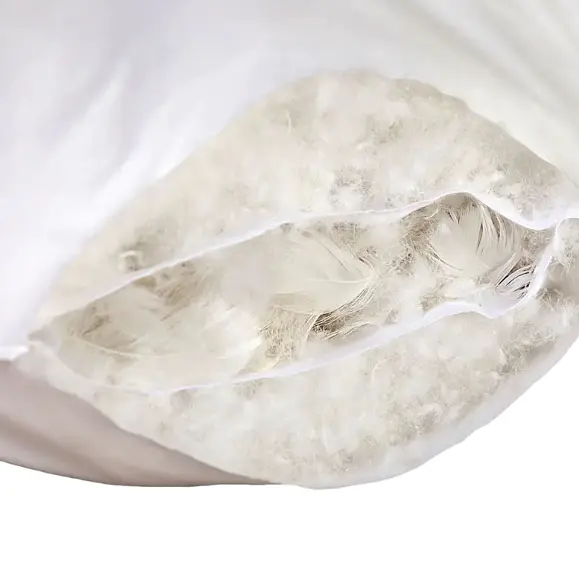 What are the cleaning and maintenance methods for three-chamber duck-down pillows?